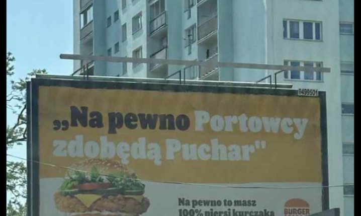 Tak Burger King TROLLUJE Pogoń Szczecin xD